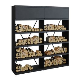 OFYR Wood Storage Black 200 kopen voor bij de OFYR BBQ