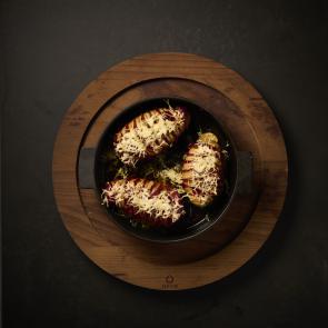 Hasselback aardappelen