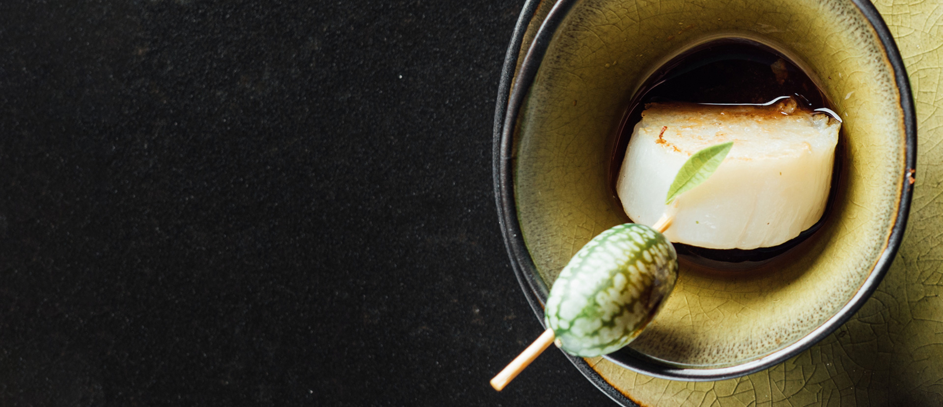 Kort Gebakken Coquille met Japanse Saus